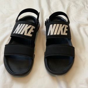 NIKE slides with Velcro back strap